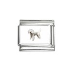 White Poodle Dog Gifts BW Italian Charm (9mm)