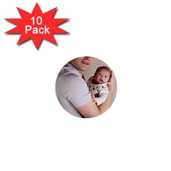 Father And Son Hug 1  Mini Button (10 Pack)  by ironman2222