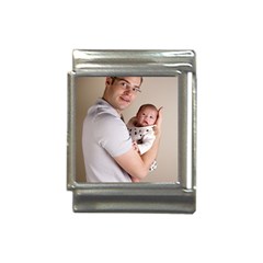 Father And Son Hug Italian Charm (13mm) by ironman2222