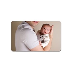 Father And Son Hug Magnet (name Card) by ironman2222