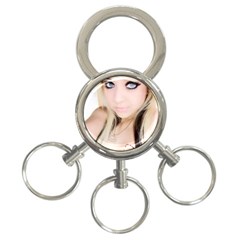 Testgirl3 3-ring Key Chain