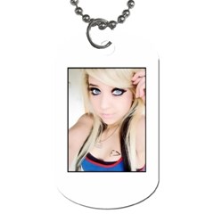 Testgirl3 Dog Tag (one Side)