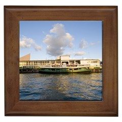 Hong Kong Ferry Framed Tile