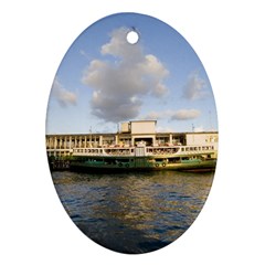 Hong Kong Ferry Ornament (oval)