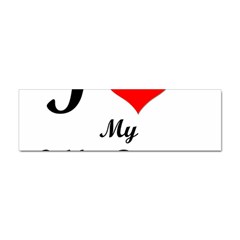 I Love My Golden Retriever Sticker Bumper (10 Pack) by mydogbreeds