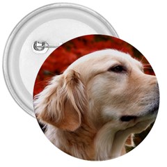 Dog-photo Cute 3  Button by swimsuitscccc