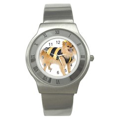 My-dog-photo Stainless Steel Watch by knknjkknjdd