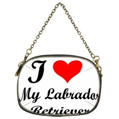 I Love My Labrador Retriever Chain Purse (one Side) by swimsuitscccc