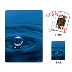 Water Drop Playing Cards Single Design