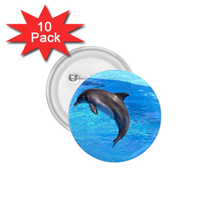 Jumping Dolphin 1.75  Button (10 pack) 