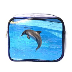 Jumping Dolphin Mini Toiletries Bag (one Side) by dropshipcnnet