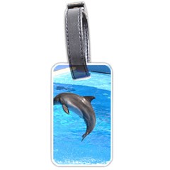 Jumping Dolphin Luggage Tag (one Side) by dropshipcnnet