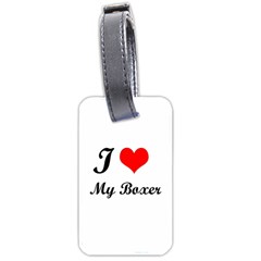 I Love My Beagle Luggage Tag (one Side) by free