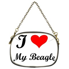 I Love My Beagle Chain Purse (two Sides) by premium
