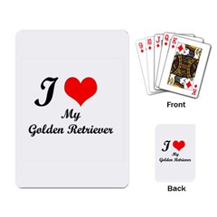 I Love My Beagle Playing Cards Single Design by premium