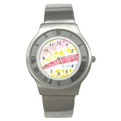 Pattern4 Stainless Steel Watch
