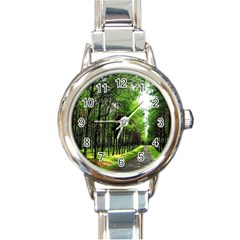 Land4 Round Italian Charm Watch by designergaze