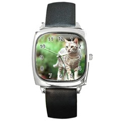 Cat2 Square Metal Watch by designergaze