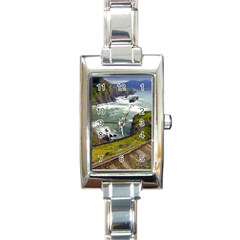 Land3 Rectangular Italian Charm Watch