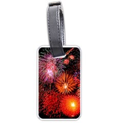 Fireworks Single-sided Luggage Tag by level1premium
