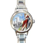 Buenos Aires Tango Round Italian Charm Watch