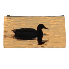 Lone Duck Pencil Case by tammystotesandtreasures