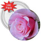 Rose Reverence 3  Button (100 pack)