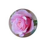 Rose Reverence Rubber Coaster (Round)