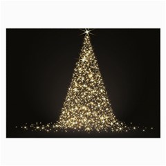 Christmas Tree Sparkle Jpg Single-sided Handkerchief