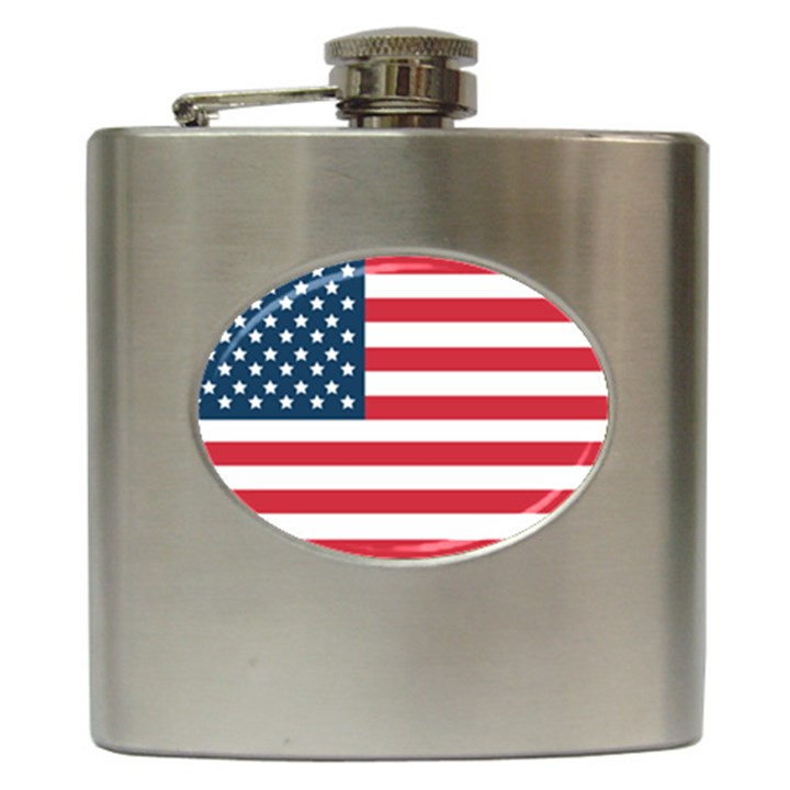 Flag Hip Flask