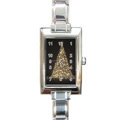 Christmas Tree Sparkle Jpg Classic Elegant Ladies Watch (rectangle) by tammystotesandtreasures