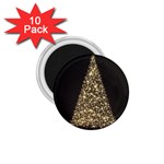 Christmas Tree Sparkle Jpg 10 Pack Small Magnet (Round) Front