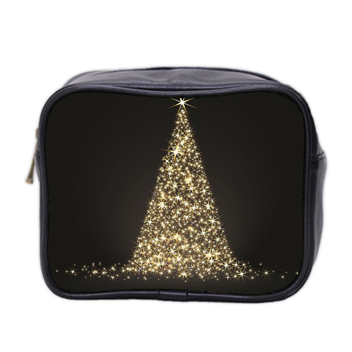 Christmas Tree Sparkle Jpg Twin-sided Cosmetic Case