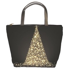 Christmas Tree Sparkle Jpg Bucket Handbag