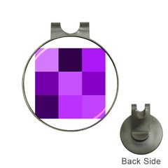 Purple Shades Hat Clip With Golf Ball Marker