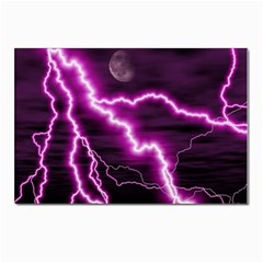 Purple Lightning 10 Pack Small Postcard by PurpleVIP