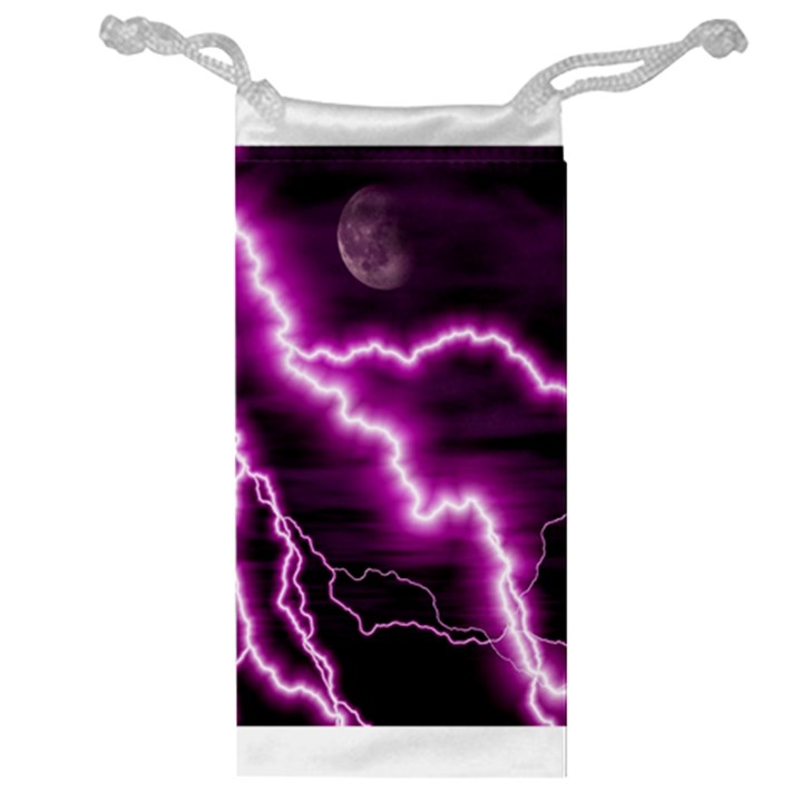 Purple Lightning Glasses Pouch