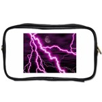 Purple Lightning Single-sided Personal Care Bag Front