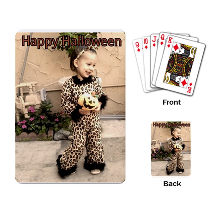 Trick or Treat Baby Standard Playing Cards