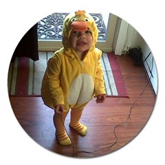 Baby Duckie Extra Large Sticker Magnet (round)