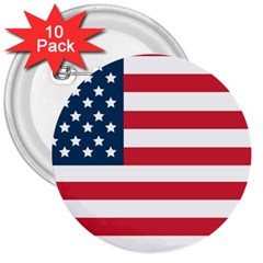 Flag 10 Pack Large Button (round) by tammystotesandtreasures