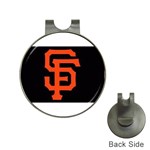 Sf Giants Logo Hat Clip with Golf Ball Marker Front