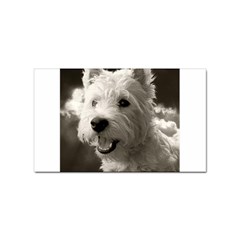 Westie Puppy 100 Pack Sticker (rectangle)