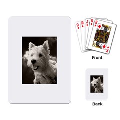 Westie Puppy Standard Playing Cards by Koalasandkangasplus