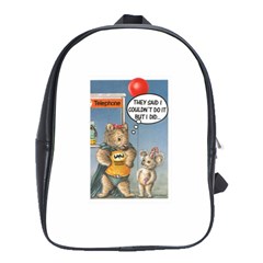 Wombat Woman Large School Backpack