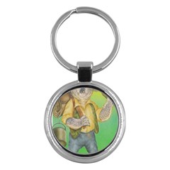 Green Gold Swaggie Key Chain (round) by Koalasandkangasplus